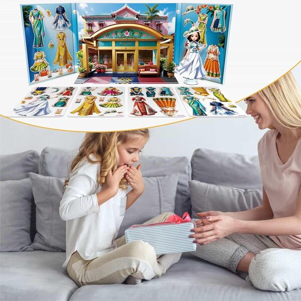 Magnetic Dress Up Princess: Magnetisches kreatives Rollenspiel für Kinder