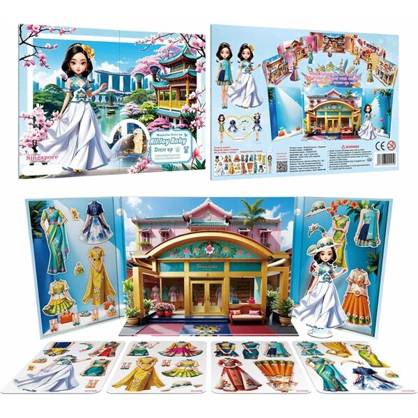 Magnetic Dress Up Princess: Magnetisches kreatives Rollenspiel für Kinder