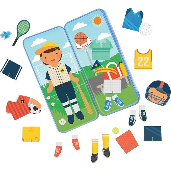 Petit Collage Shine Bright Sports Star - Set Gioco Magnetico Bambini 3+