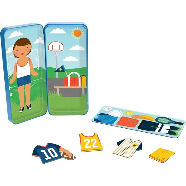 Petit Collage Shine Bright Sports Star - Set Gioco Magnetico Bambini 3+