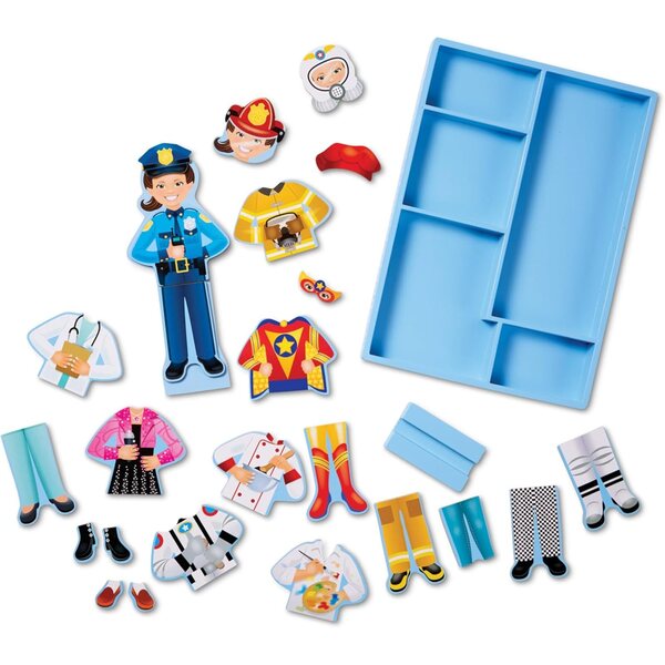 Melissa & Doug Julia – Magnetische Holzpuppe mit 24 Teilen zum Anziehen