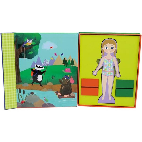 Magnetisches Puppenset „Floss & Rock Adventure“ mit über 70 Outfits und Accessoires