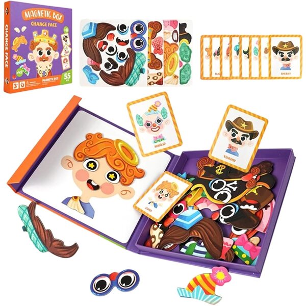 Generisches magnetisches Anziehspiel für Kinder von 3–6 Jahren – pädagogisch und kreativ