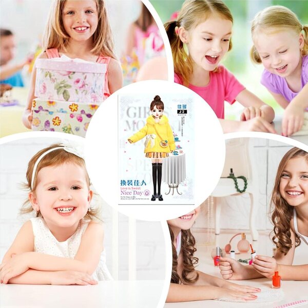 Magnetisches Prinzessinnen-Stickerbuch für Kinder ab 3 Jahren