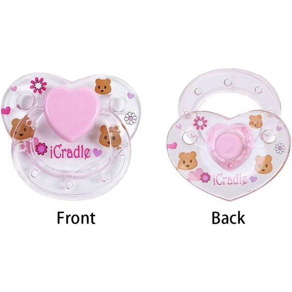 Accessori realistici per bambole Reborn: 4 ciucci magnetici KTOO per neonato