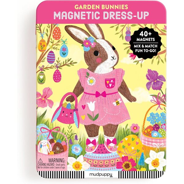 Garden Bunnies Magnetic Dress-Up: Magnetisches Lernspiel für Kinder