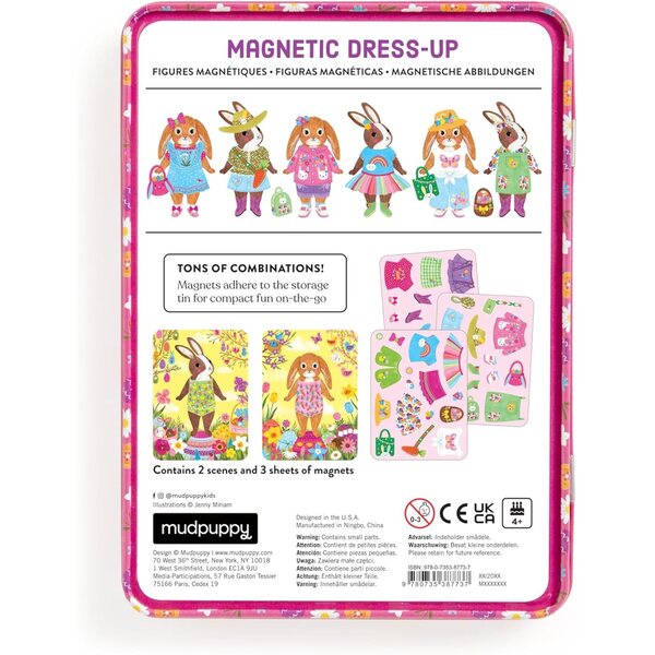 Garden Bunnies Magnetic Dress-Up: Magnetisches Lernspiel für Kinder
