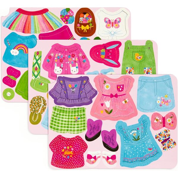 Garden Bunnies Magnetic Dress-Up: Magnetisches Lernspiel für Kinder
