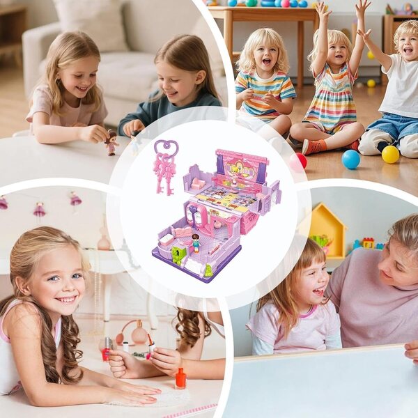 Casa delle Bambole con Musica e Arredi Completi – Giochi Creativi per Bambini 3+