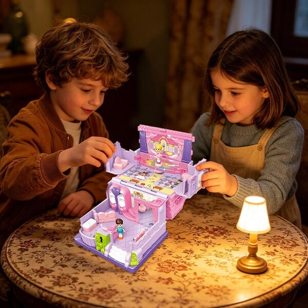 Casa delle Bambole con Musica e Arredi Completi – Giochi Creativi per Bambini 3+