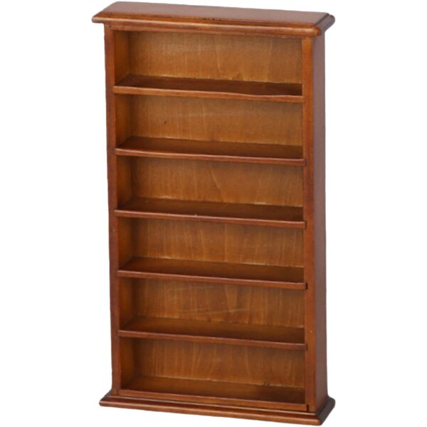 1:12 Oshhni Miniatur-Bücherregal aus Holz für Puppenhaus, elegant und funktional
