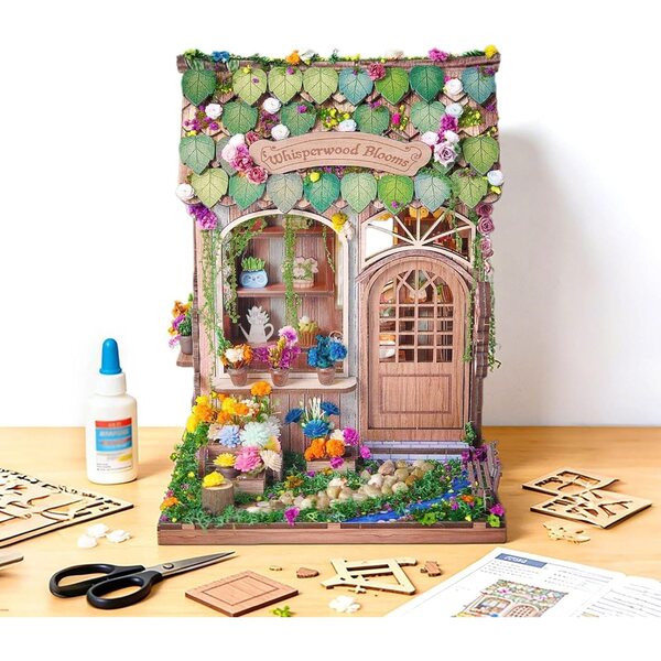 Casa delle Bambole in Miniatura TAIZhiChen Kit Fai-da-Te in MDF, Regalo Creativo