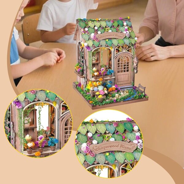 Casa delle Bambole in Miniatura TAIZhiChen Kit Fai-da-Te in MDF, Regalo Creativo