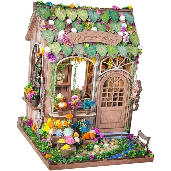 TTETTZ Miniatur-Puppenhaus-Bausatz – Kreativität und Dekoration aus MDF