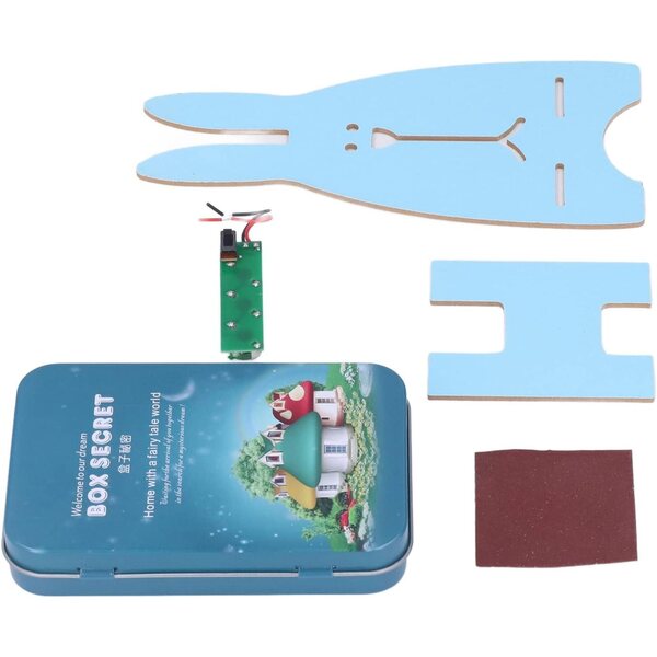 Kit Casa delle Bambole Miniatura Fai-da-Te per Bambini con Batteria, Sicuro e Creativo