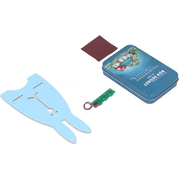 Kit Casa delle Bambole Miniatura Fai-da-Te per Bambini con Batteria, Sicuro e Creativo