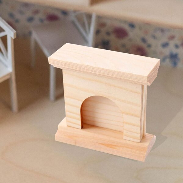 Puppenhaus-Miniatur 1/12, Holzzubehör, realistische Dekoration