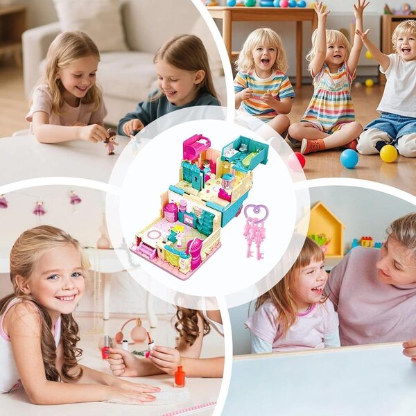 Casa delle Bambole Musicale con Luci - Kit Interattivo per Giochi di Ruolo Bambini e Bambine