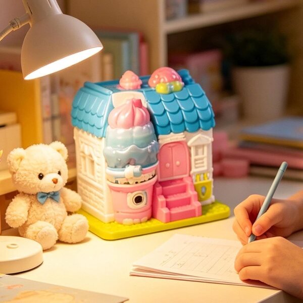 Casa delle Bambole con Luce e Musica - Villa Romantica per Bambini dai 3+ Anni