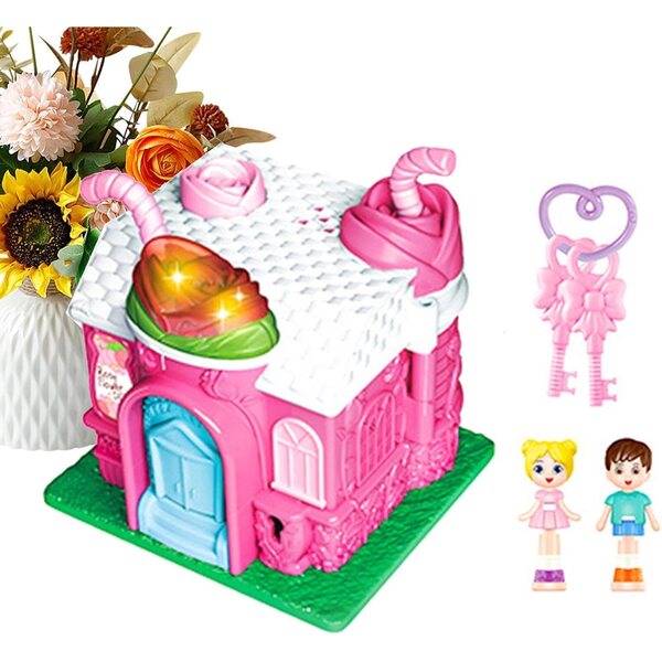 Casa delle Bambole Educativa con Musica e Luci per Gioco Creativo e Sviluppo Bambini