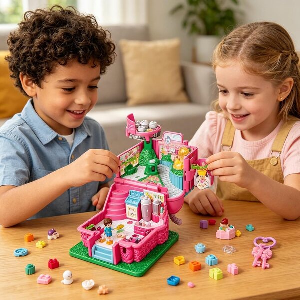 Casa delle Bambole Educativa con Musica e Luci per Gioco Creativo e Sviluppo Bambini