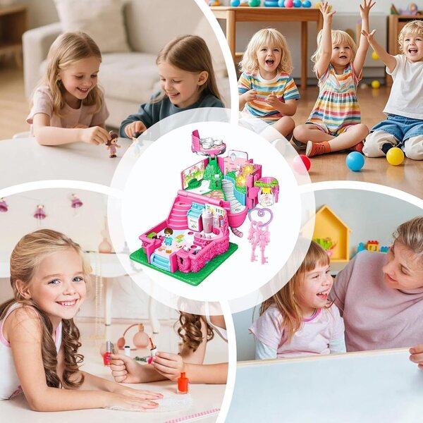 Casa delle Bambole Educativa con Musica e Luci per Gioco Creativo e Sviluppo Bambini