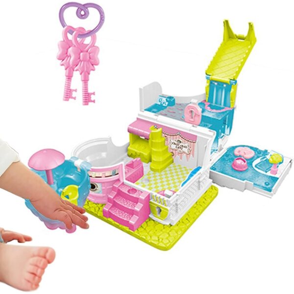 Casa delle Bambole con Musica e Luci – Giocattolo Interattivo per Bambini 3+