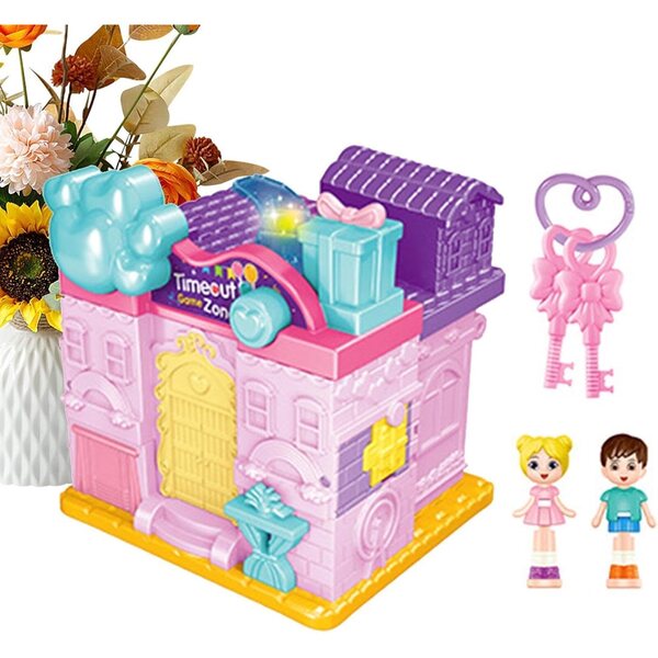 Casa delle Bambole con Musica e Luci - Giocattolo Educativo per Bimbi e Bimbe