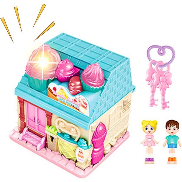 Casa delle Bambole con Musica e Luce - Villa Giocattolo per Bambini 3+
