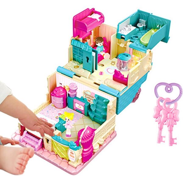 Casa delle Bambole con Musica e Luce - Villa Giocattolo per Bambini 3+