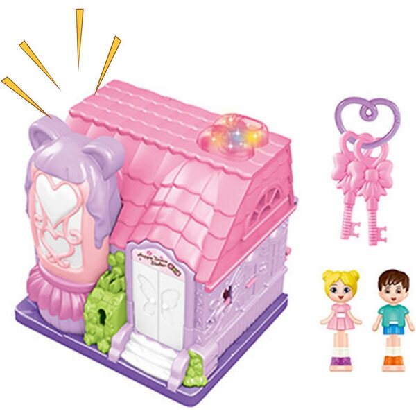 Casa delle Bambole con Luce e Musica - Villa Giocattolo Educativa per Bambini 3+