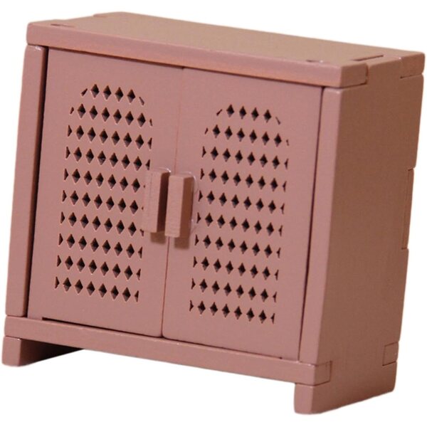 Sharplace 1:12 Mini-Holzmöbel für Puppenhäuser, rosa, detaillierte Dekoration