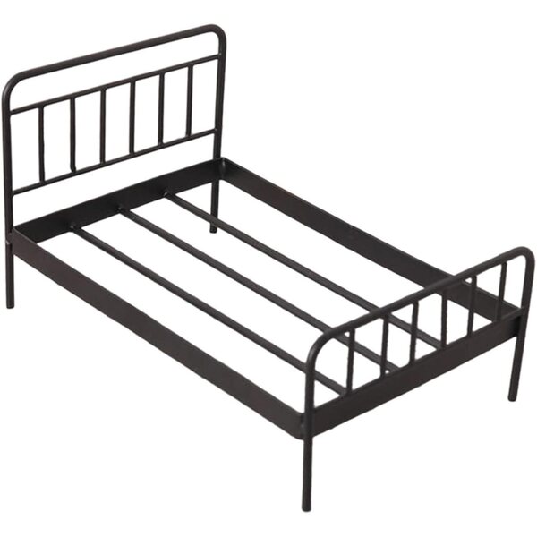 Letto in Ferro per Casa delle Bambole 1/12 - Mobili Miniatura Eleganti e Resistenti