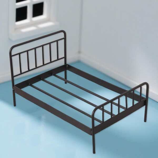 Letto in Ferro per Casa delle Bambole 1/12 - Mobili Miniatura Eleganti e Resistenti