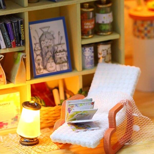 Kit Casa delle Bambole in Legno Composito Romanticismo e Creatività, 14+