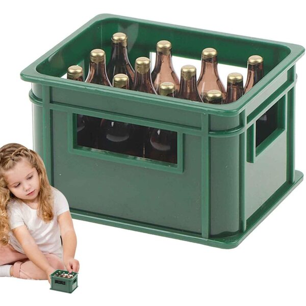 Bottiglie di Birra in Miniatura in ABS – Set Decorativo per Giardino delle Fate e Progetti DIY