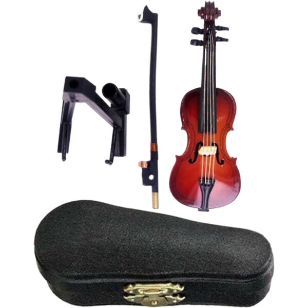 Violino Miniatura Musica Triste 12 cm | Accessorio Decorativo per Casa e Ufficio