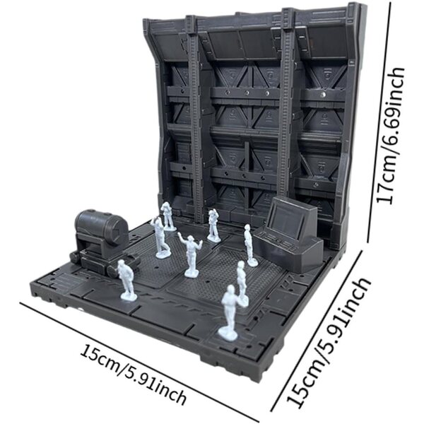 Base Esposizione Scene di Battaglia per Action Figure e Diorami Fxzqgnh