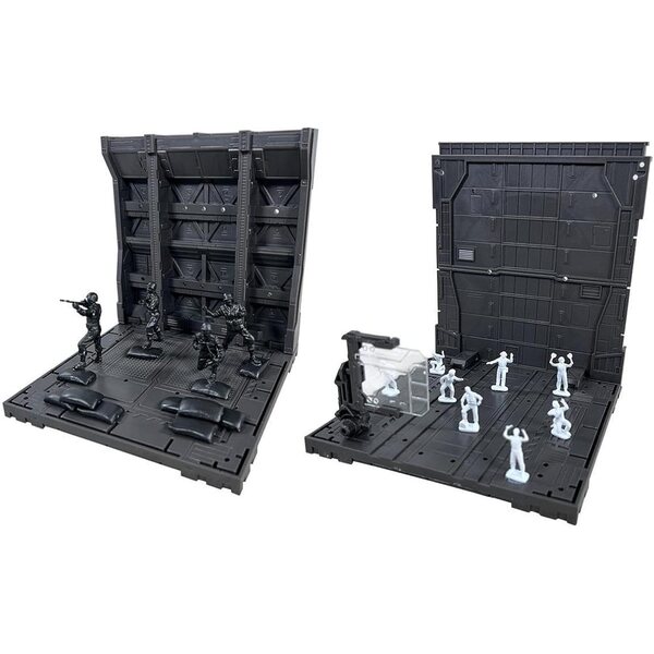 Base Esposizione Scene di Battaglia per Action Figure e Diorami Fxzqgnh