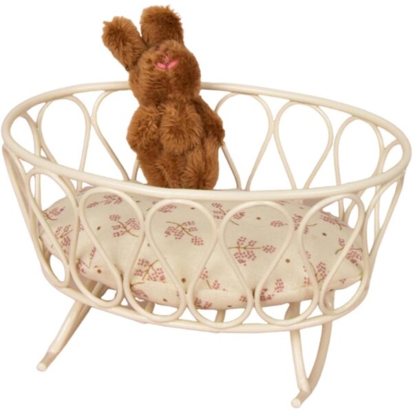 1:12 Mini-Metallbett mit Matratze und Puppenhausspielzeug
