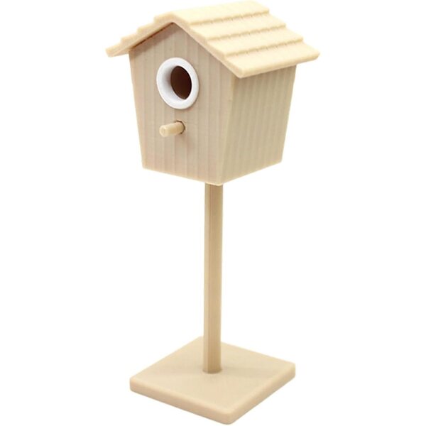 Colcolo Casa delle Bambole 1:12 Mini Casetta per Uccelli in Legno Fatta a Mano