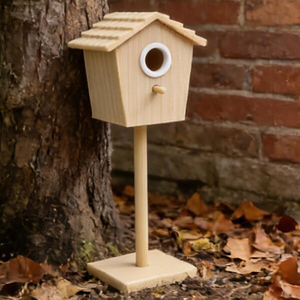 Colcolo Casa delle Bambole 1:12 Mini Casetta per Uccelli in Legno Fatta a Mano