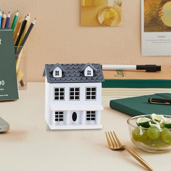 Casa delle bambole in legno fai-da-te - Kit villa in miniatura artigianale elegante e dettagliato