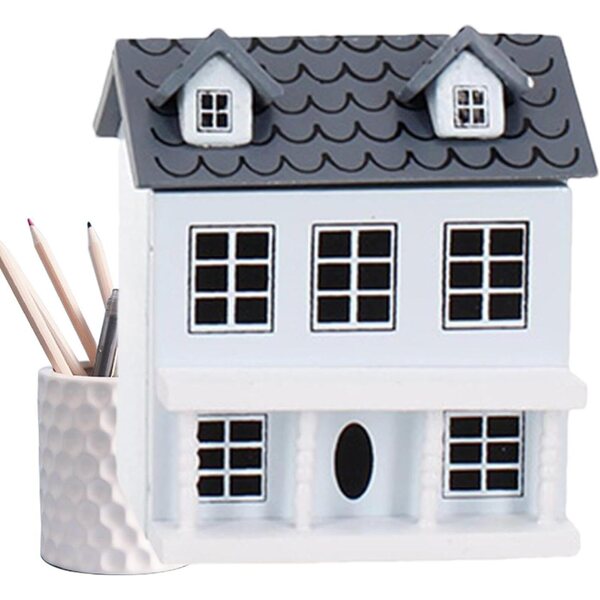 Casa delle bambole in legno fai-da-te - Kit villa in miniatura artigianale elegante e dettagliato