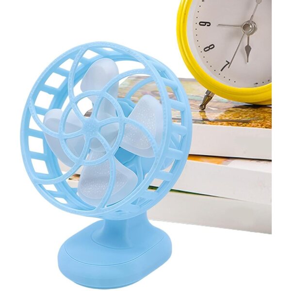 Mini realistischer 3D-Tischventilator 5,3 x 4,2 x 3,3 cm für Zuhause und Sammlung