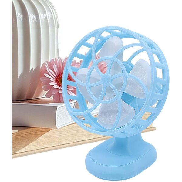 Mini realistischer 3D-Tischventilator 5,3 x 4,2 x 3,3 cm für Zuhause und Sammlung