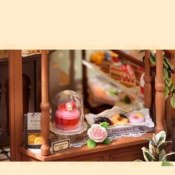 Kit Casa delle Bambole in Legno Miniatura Fai da Te per Famiglie e Adolescenti