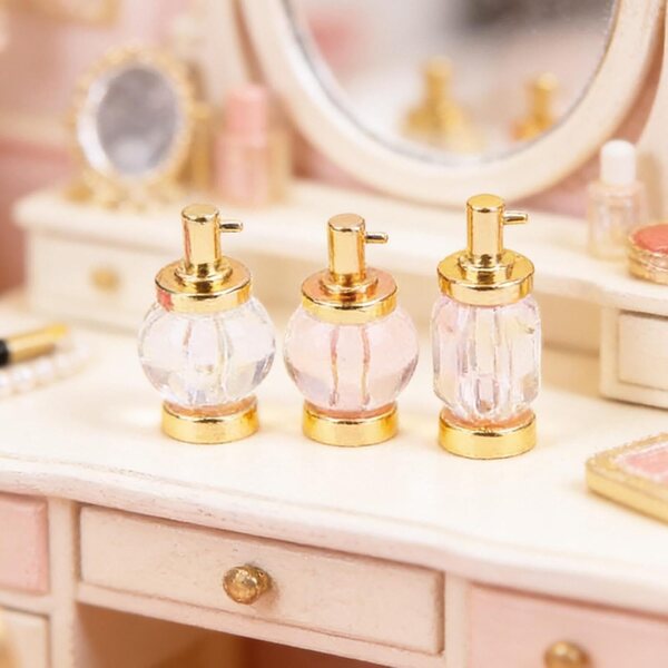 Sharplace 3 Mini Boccette di Profumo 1:12 Accessori Decorativi per Casa delle Bambole