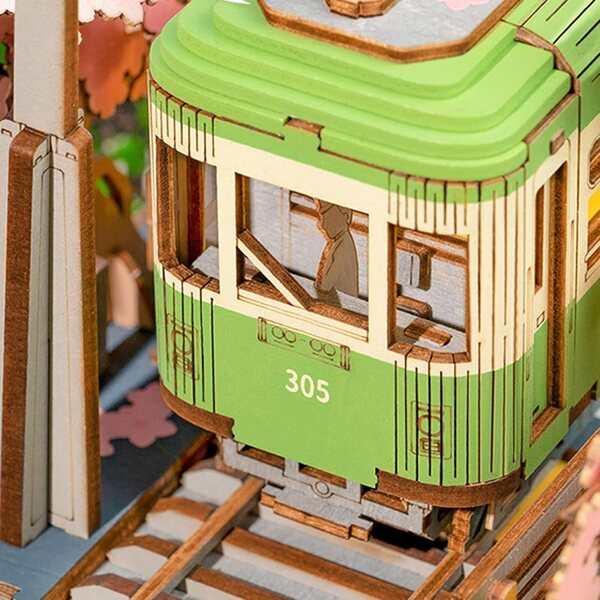 Kit Casa delle Bambole in Legno 3D Fai-da-Te con Luci - Puzzle di Costruzione Miniatura