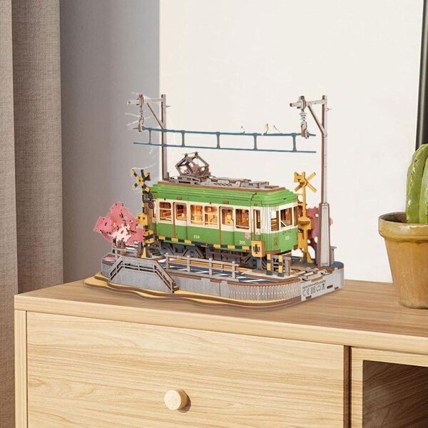 Kit Casa delle Bambole in Legno 3D Fai-da-Te con Luci - Puzzle di Costruzione Miniatura